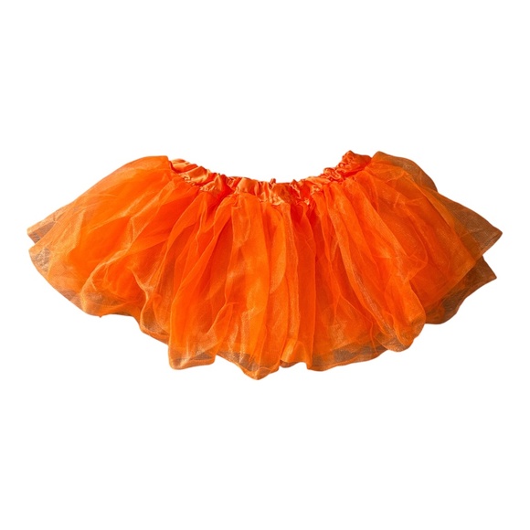 Orange Kids Tutu S/M Cute Puffy Tulle Skirt for Ballet, Party, Dress Up NEW - Picture 2 of 7